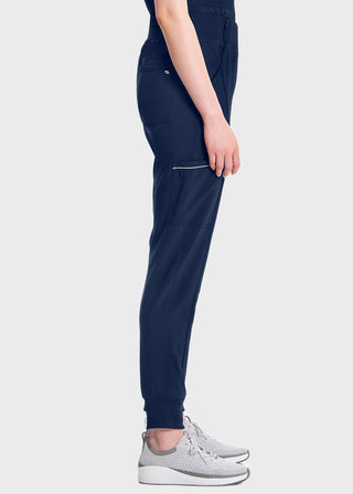 Cherokee Infinity Women's Knit Waistband Mid Rise Tapered Leg Jogger Pant