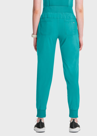 Cherokee Infinity Women's Knit Waistband Mid Rise Tapered Leg Jogger Pant