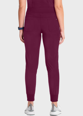 Cherokee Infinity Women's Knit Waistband Mid Rise Tapered Leg Jogger Pant