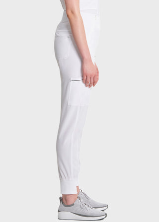 Cherokee Infinity Women's Knit Waistband Mid Rise Tapered Leg Jogger Pant