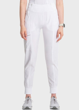 Cherokee Infinity Women's Knit Waistband Mid Rise Tapered Leg Jogger Pant