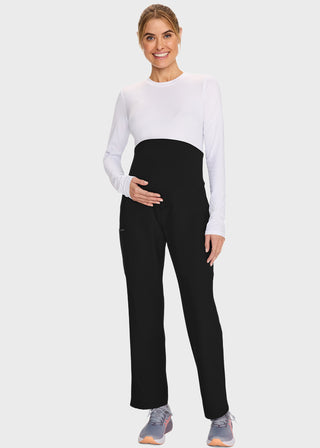 Cherokee Women's Maternity Straight Leg Petite Pant