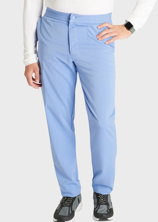 Cherokee Atmos Men's Mid Rise Zip Fly Cargo Scrub Short Pant