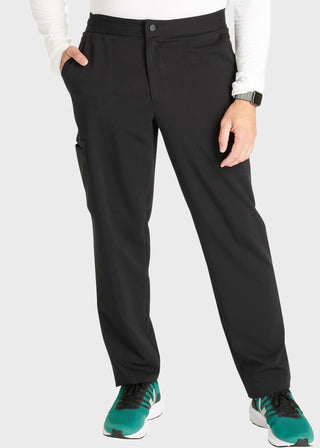 Cherokee Atmos Men's Mid Rise Zip Fly Cargo Scrub Short Pant