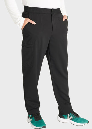 Cherokee Atmos Men's Mid Rise Zip Fly Cargo Scrub Short Pant