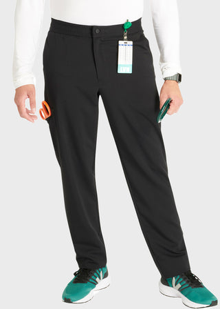 Cherokee Atmos Men's Mid Rise Zip Fly Cargo Scrub Short Pant