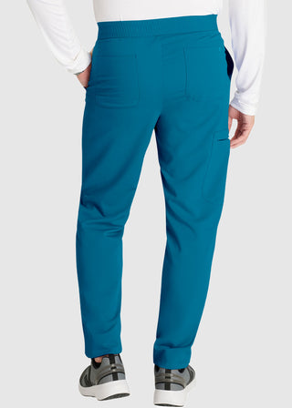 Cherokee Atmos Men's Mid Rise Zip Fly Cargo Scrub Pant