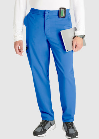 Cherokee Atmos Men's Mid Rise Zip Fly Cargo Scrub Pant