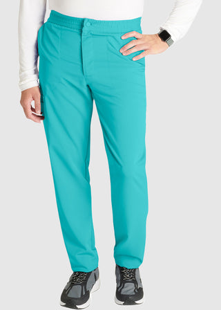 Cherokee Atmos Men's Mid Rise Zip Fly Cargo Scrub Pant