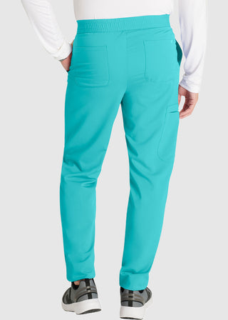 Cherokee Atmos Men's Mid Rise Zip Fly Cargo Scrub Pant