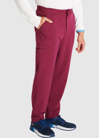 Cherokee Atmos Men's Mid Rise Zip Fly Cargo Scrub Pant