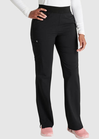 Cherokee Atmos Women's Mid-rise Pull-on Straight Leg Pant