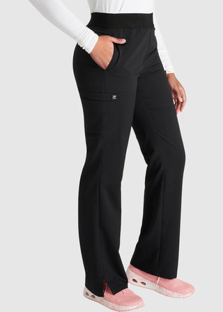 Cherokee Atmos Women's Mid-rise Pull-on Straight Leg Pant