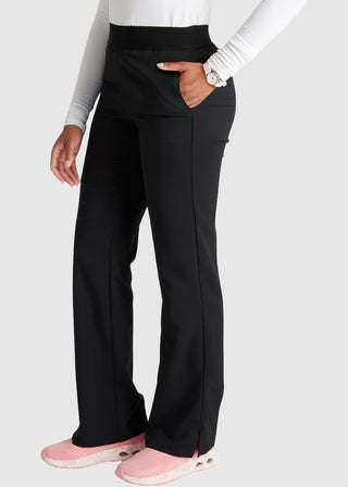 Cherokee Atmos Women's Mid-rise Pull-on Straight Leg Pant