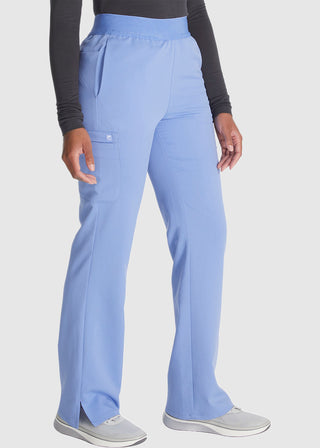 Cherokee Atmos Women's Mid-rise Pull-on Straight Leg Pant