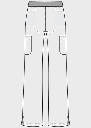 Cherokee Atmos Women's Mid-rise Pull-on Straight Leg Pant