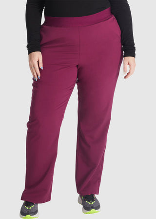 Cherokee Atmos Women's Mid-rise Pull-on Straight Leg Pant