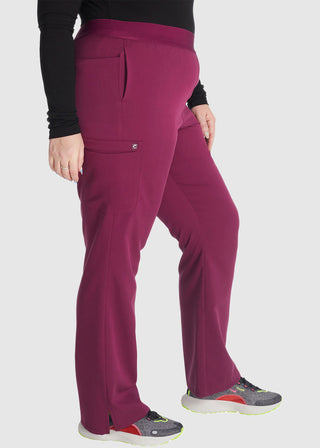 Cherokee Atmos Women's Mid-rise Pull-on Straight Leg Pant