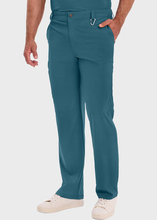 Cherokee Infinity Men's Antimicrobial Fly Front Cargo Petite Pant