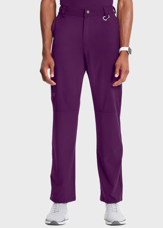 Cherokee Infinity Men's Antimicrobial Fly Front Cargo Petite Pant