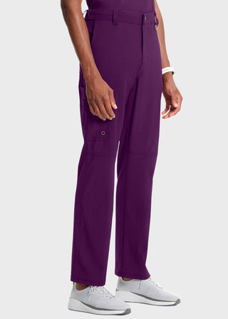 Cherokee Infinity Men's Antimicrobial Fly Front Cargo Petite Pant