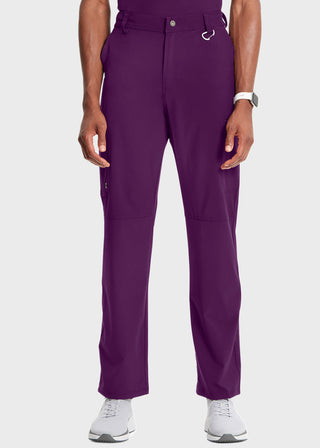 Cherokee Infinity Men's Antimicrobial Fly Front Cargo Petite Pant