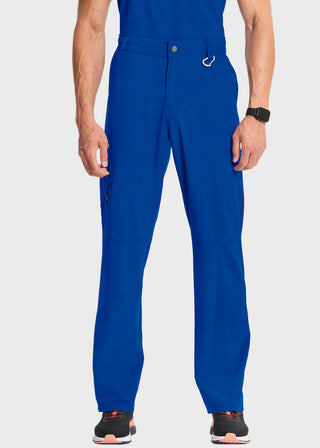 Cherokee Infinity Men's Antimicrobial Fly Front Cargo Petite Pant