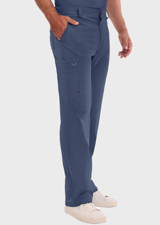 Cherokee Infinity Men's Antimicrobial Fly Front Cargo Petite Pant