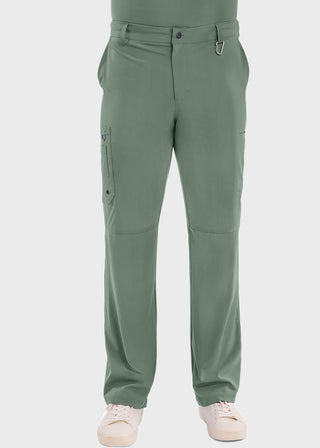 Cherokee Infinity Men's Antimicrobial Fly Front Cargo Petite Pant