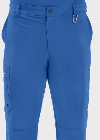 Cherokee Infinity Men's Antimicrobial Fly Front Cargo Petite Pant