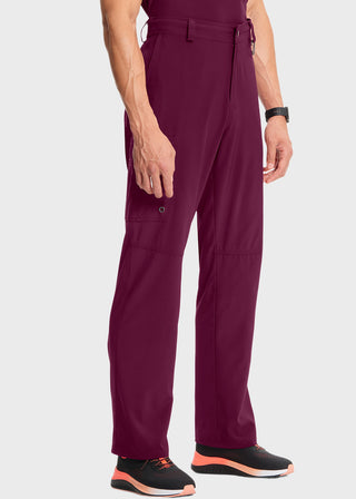 Cherokee Infinity Men's Antimicrobial Fly Front Cargo Petite Pant