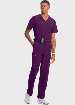 Cherokee Infinity Mens Antimicrobial Fly Front Cargo Tall Pant