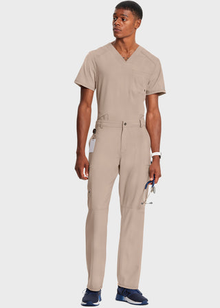 Cherokee Infinity Mens Antimicrobial Fly Front Cargo Tall Pant