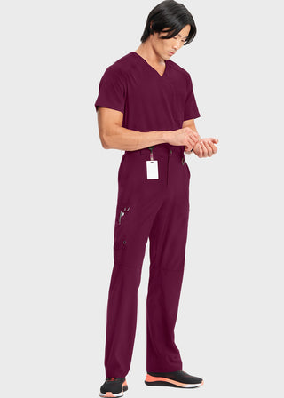 Cherokee Infinity Mens Antimicrobial Fly Front Cargo Tall Pant