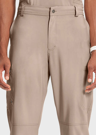 Cherokee Infinity Mens Antimicrobial Fly Front Cargo Pant