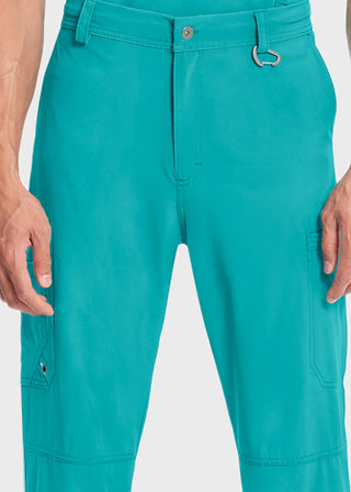 Cherokee Infinity Mens Antimicrobial Fly Front Cargo Pant