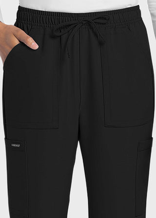 Cherokee WW Originals Ultra Women's Mid Rise Drawstring Trouser Cargo Tall Pant