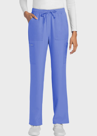 Cherokee WW Originals Ultra Women's Mid Rise Drawstring Trouser Cargo Petite Pant