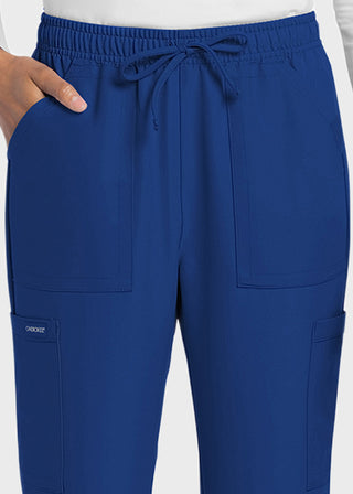 Cherokee WW Originals Ultra Women's Mid Rise Drawstring Trouser Cargo Tall Pant