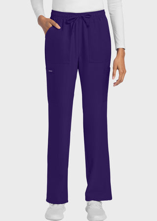 Cherokee WW Originals Ultra Women's Mid Rise Drawstring Trouser Cargo Petite Pant