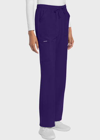 Cherokee WW Originals Ultra Women's Mid Rise Drawstring Trouser Cargo Petite Pant