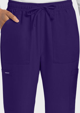 Cherokee WW Originals Ultra Women's Mid Rise Drawstring Trouser Cargo Tall Pant