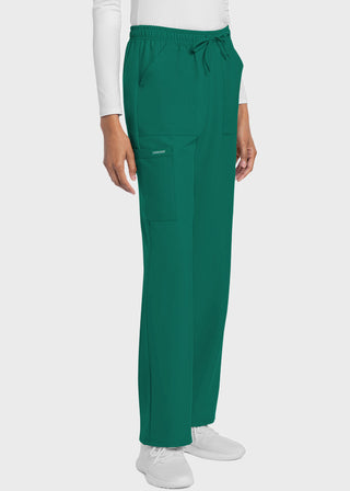 Cherokee WW Originals Ultra Women's Mid Rise Drawstring Trouser Cargo Petite Pant
