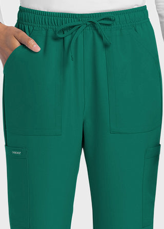 Cherokee WW Originals Ultra Women's Mid Rise Drawstring Trouser Cargo Tall Pant