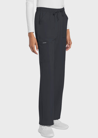 Cherokee WW Originals Ultra Women's Mid Rise Drawstring Trouser Cargo Petite Pant