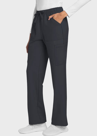 Cherokee WW Originals Ultra Women's Mid Rise Drawstring Trouser Cargo Petite Pant