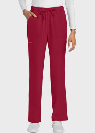 Cherokee WW Originals Ultra Women's Mid Rise Drawstring Trouser Cargo Petite Pant