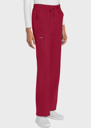 Cherokee WW Originals Ultra Women's Mid Rise Drawstring Trouser Cargo Tall Pant