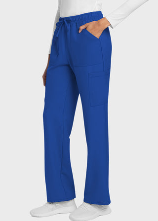 Cherokee WW Originals Ultra Women's Mid Rise Drawstring Trouser Cargo Petite Pant