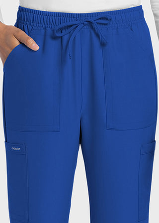 Cherokee WW Originals Ultra Women's Mid Rise Drawstring Trouser Cargo Tall Pant